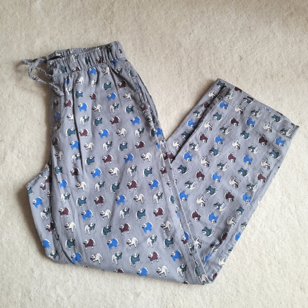 Banana Republic Pug Print Pajama Pants - Women's Small
